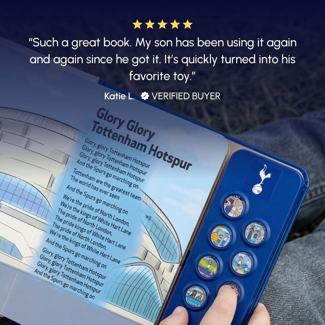 Tottenham Hotspur Spurs Fan Chants Sound Book - 8 Chants - Image 5
