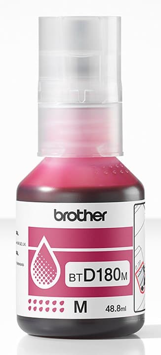 Brother BTD180M Genuine Super High Yield Ink Bottle Magenta 48.8 ml 5000 Pages - Image 2