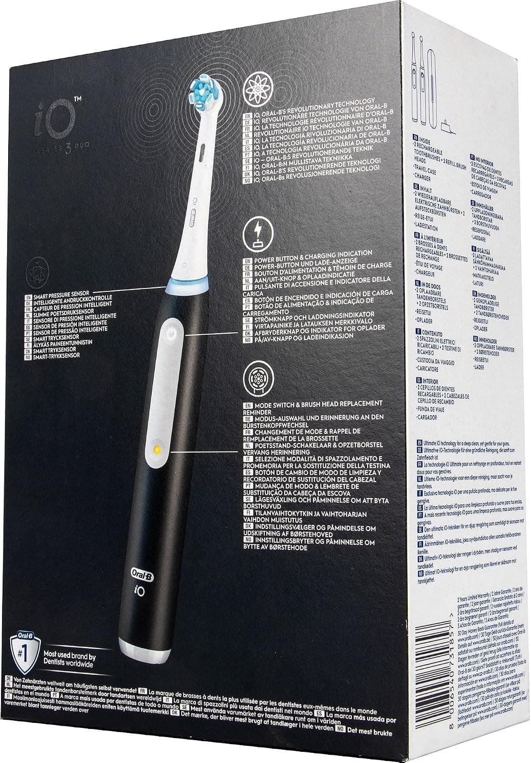 Oral-B iO Series 3 Electric Toothbrush Black - Image 3
