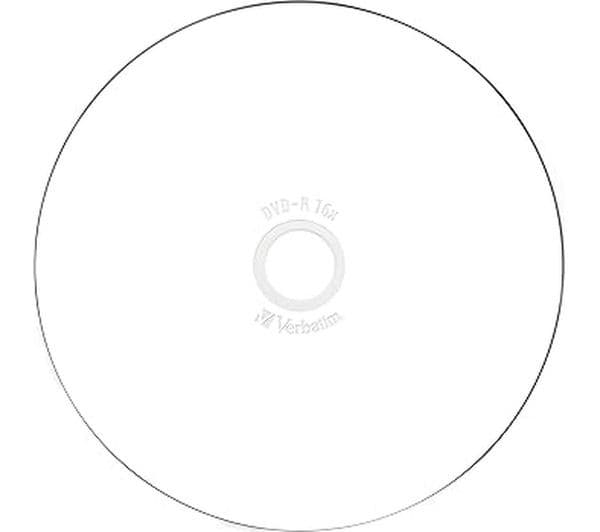 VERBATIM Azo 16x Speed DVD-R Blank DVDs - Printable, Pack of 25 - Image 3