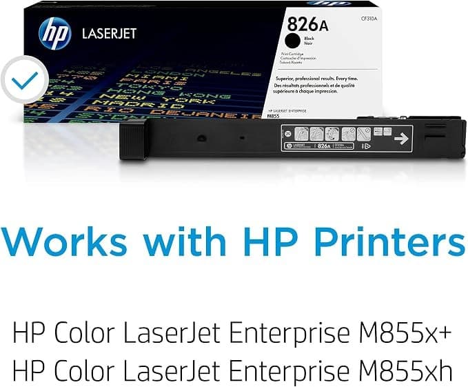 HP 826A CF310A Original HP LaserJet Toner Cartridge - Black - Image 2