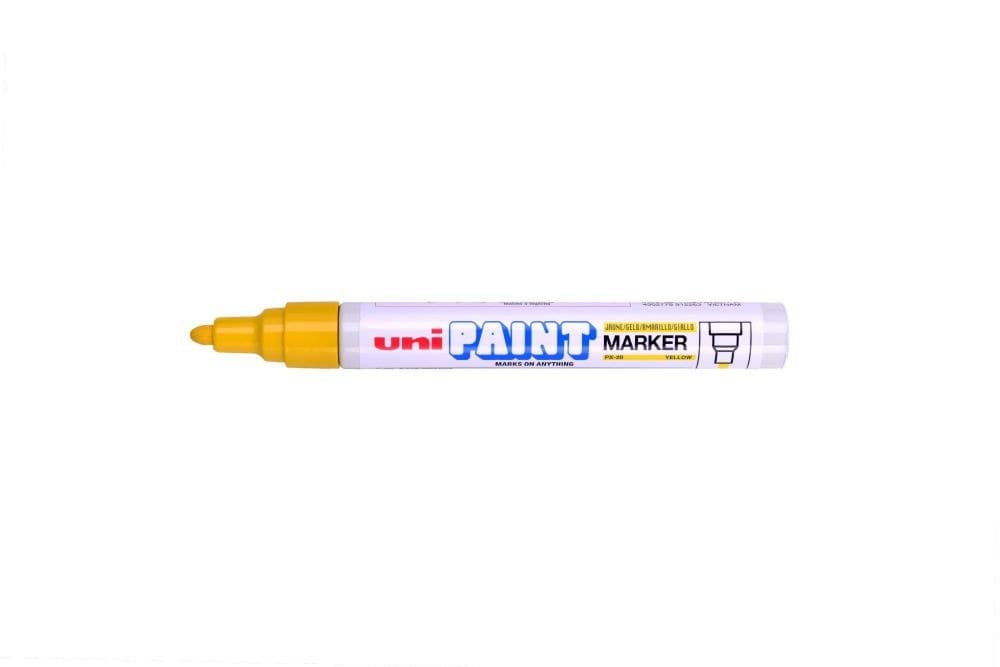 uni-ball PX-20 12 Pack Yellow Paint Marker Medium Nib 2-3 mm - Image 1
