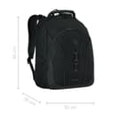 WENGER Legacy Black Series Laptop-Rucksack mit Tabletfach, Notebook bis 16 Zoll, 24 l, Damen Herren, Business Uni Schule Reisen, Schwarz, 653629 thumbnail 5