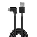 Lindy 1m USB 2.0 Type A to Right-Angled USB-C Cable thumbnail 2