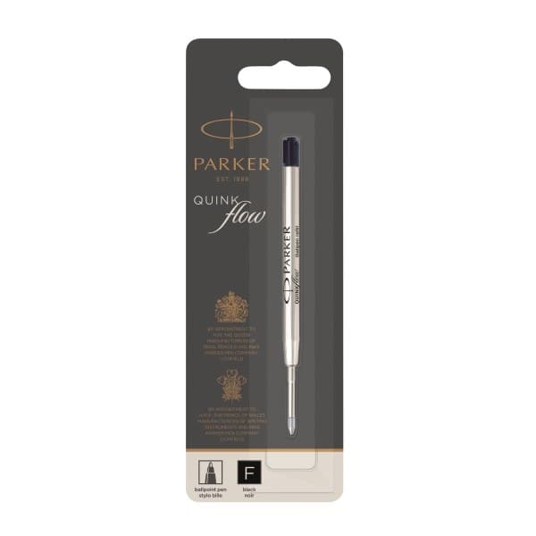 Parker® Ballpoint Pen Refill, Fine Point, 0.7 mm, Black - Image 1