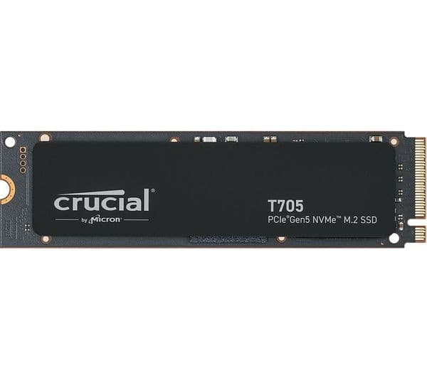 CRUCIAL T705 PCIe Gen5 NVMe M.2 2280 Internal SSD (Non-Heatsink) - 1 TB