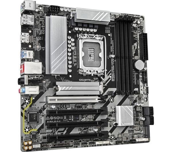 Gigabyte B860M DS3H WiFi 6E Silver Micro-ATX Motherboard - Intel LGA1851, B860 Chipset, DDR5 - Image 4