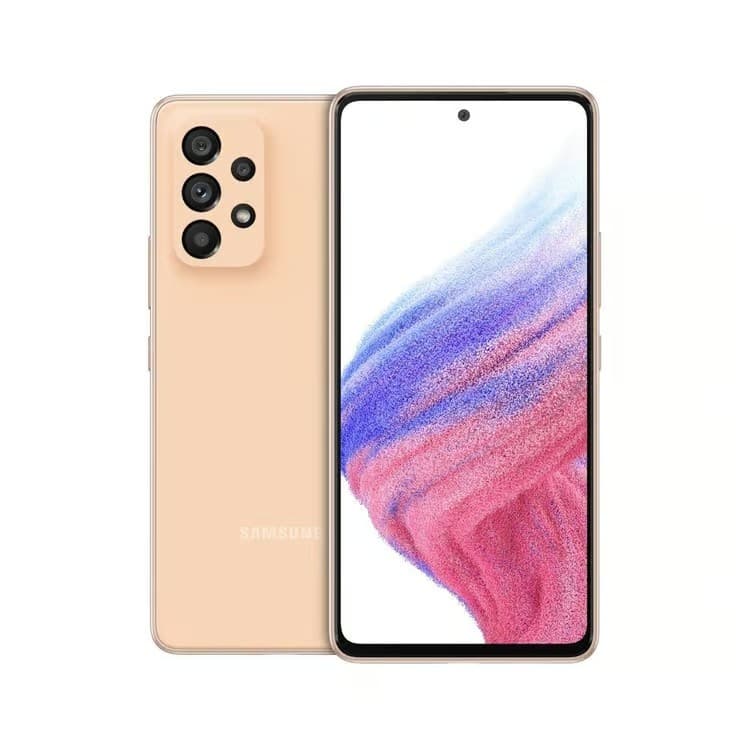 Samsung Galaxy A53 5G SM-A536B 128GB 6GB RAM Dual SIM Smartphone - Awesome Peach - Image 1