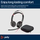 HP Poly Blackwire 5220 Stereo USB-C Headset +3.5mm Plug +USB-C/A Adapter (Bulk) thumbnail 3