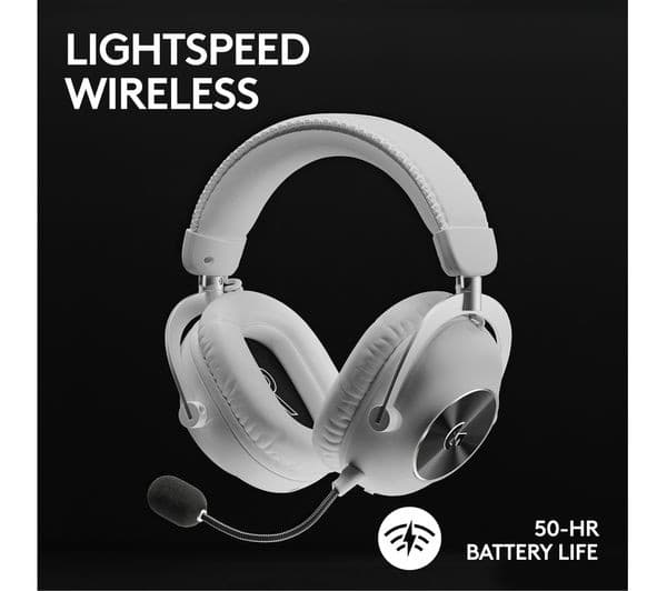 Logitech PRO X 2 LIGHTSPEED Wireless Gaming Headset - White - Image 4