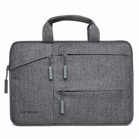 Satechi Water-Resistant Laptop Carrying Case with Pockets, 15-inch, Grey (ST-LTB15) - Image 1