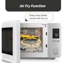 SMEG Collezione MOC02WHMUK Combination Microwave 27L 900W Air Fry Convection Grill 25 Programmes - White thumbnail 4