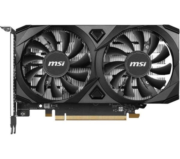 MSI GeForce RTX 3050 6 GB VENTUS 2X E OC Graphics Card - Black