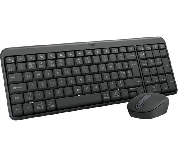 Logitech MK250 Wireless Keyboard & Mouse Set Graphite