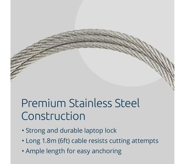 KENSINGTON Slim NanoSaver 2.0 EQ Keyed Laptop Security Lock - Image 9