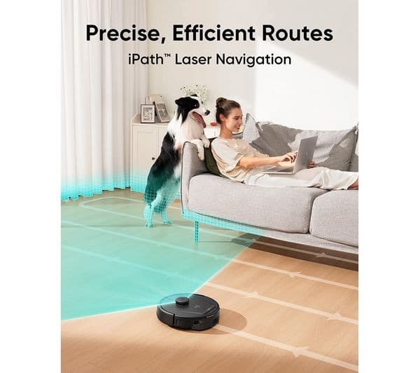 eufy RoboVac L60 Hybrid Robot Vacuum Cleaner & Mop 5000 Pa (T2268V11) - Black - Image 4