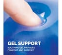 FELLOWES Crystal Gel Keyboard Wrist Rest - Blue thumbnail 4