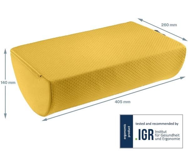 Leitz Ergo Cosy Footrest - Warm Yellow - Image 5