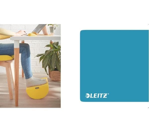 Leitz Ergo Cosy Footrest - Warm Yellow - Image 9