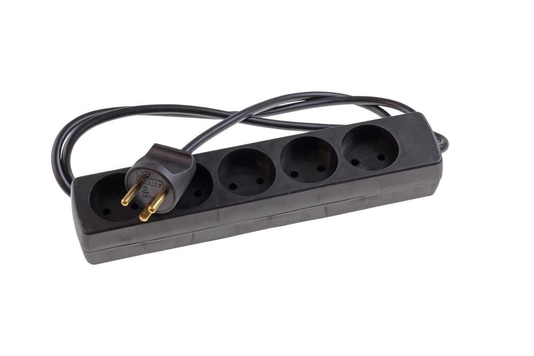 EL power strip with 5 earthed - Image 1