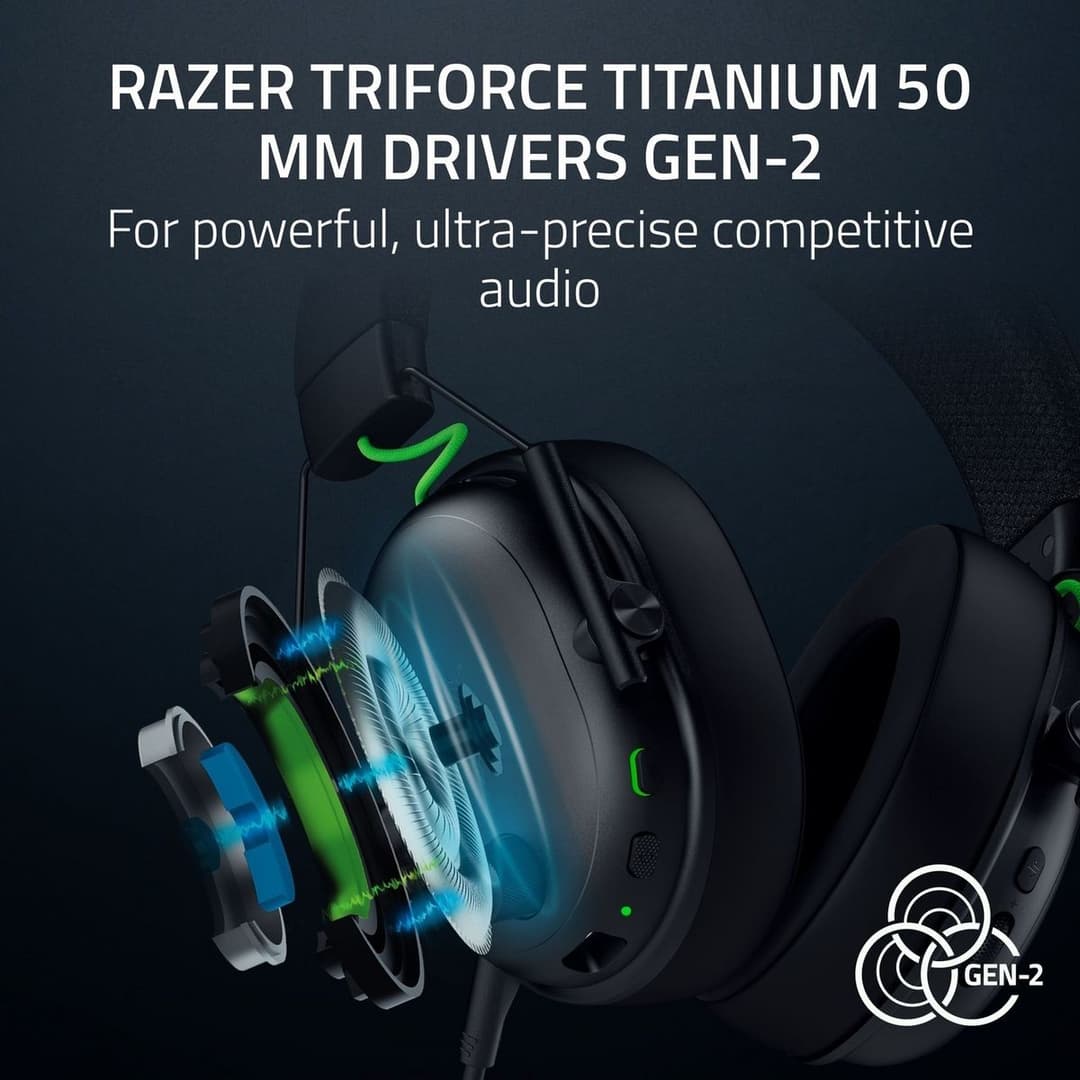 Razer BlackShark V3 Wireless Gaming Headset - Black - Image 3
