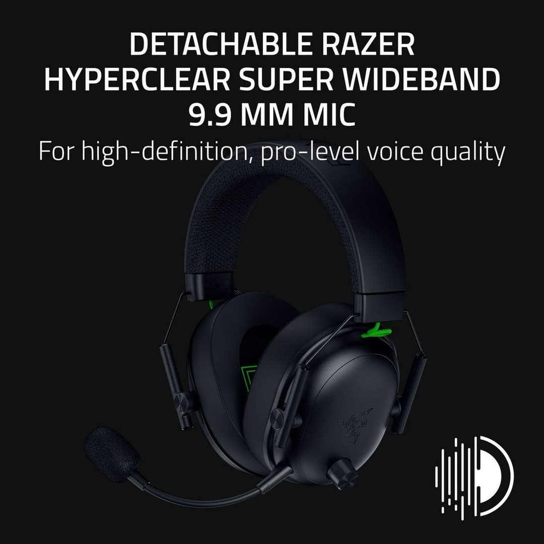 Razer BlackShark V3 Wireless Gaming Headset - Black - Image 4