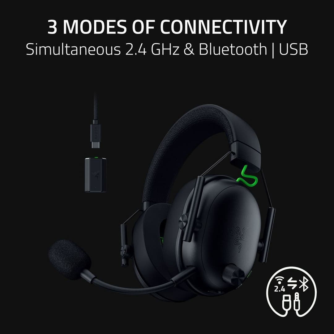 Razer BlackShark V3 Wireless Gaming Headset - Black - Image 7