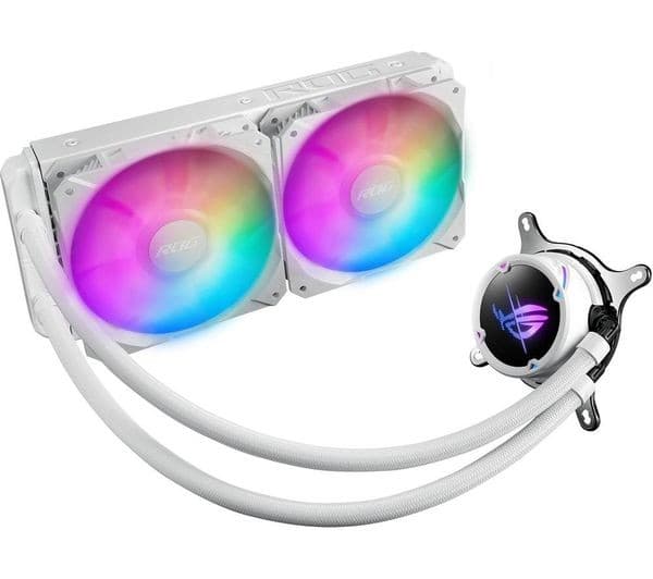 ASUS ROG Strix LC II 240 mm Liquid CPU Cooler - ARGB LED, White - Image 1