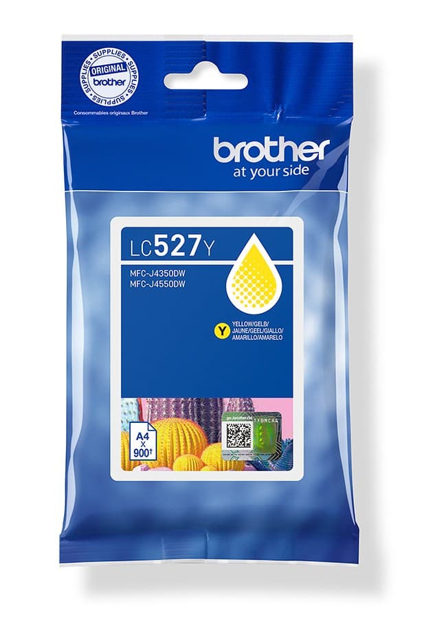 Brother Genuine LC527Y Ink Cartridge - Yellow - Image 1