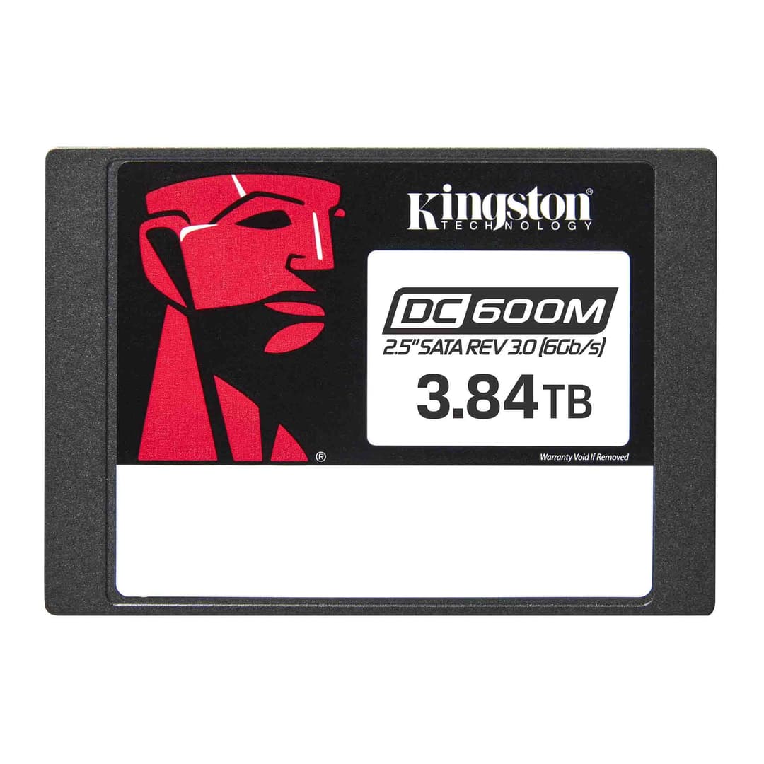 Kingston Technology DC600M 3.84 TB 2.5" Serial ATA III Enterprise SSD - 3D TLC NAND - Image 1