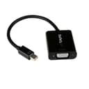StarTech.com Mini DisplayPort to VGA Adapter - Active Mini DP to VGA Converter - 1080p Video - mDP or Thunderbolt 1/2 Mac/PC to VGA Monitor/Projector/Display - mDP 1.2 to VGA Dongle - Black thumbnail 1