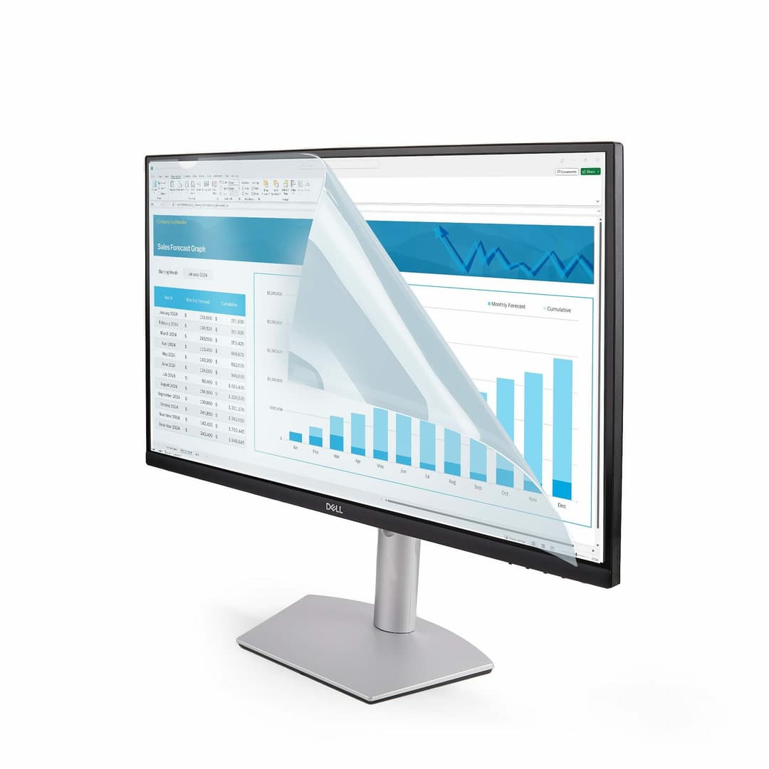 StarTech.com 24-inch 16:9 Anti-Blue Light Filter, BlueLight Screen Filter for 24in Computer Monitor, Reduces Eye Strain, Dual Mounting Options, TAA Compliant - Image 3