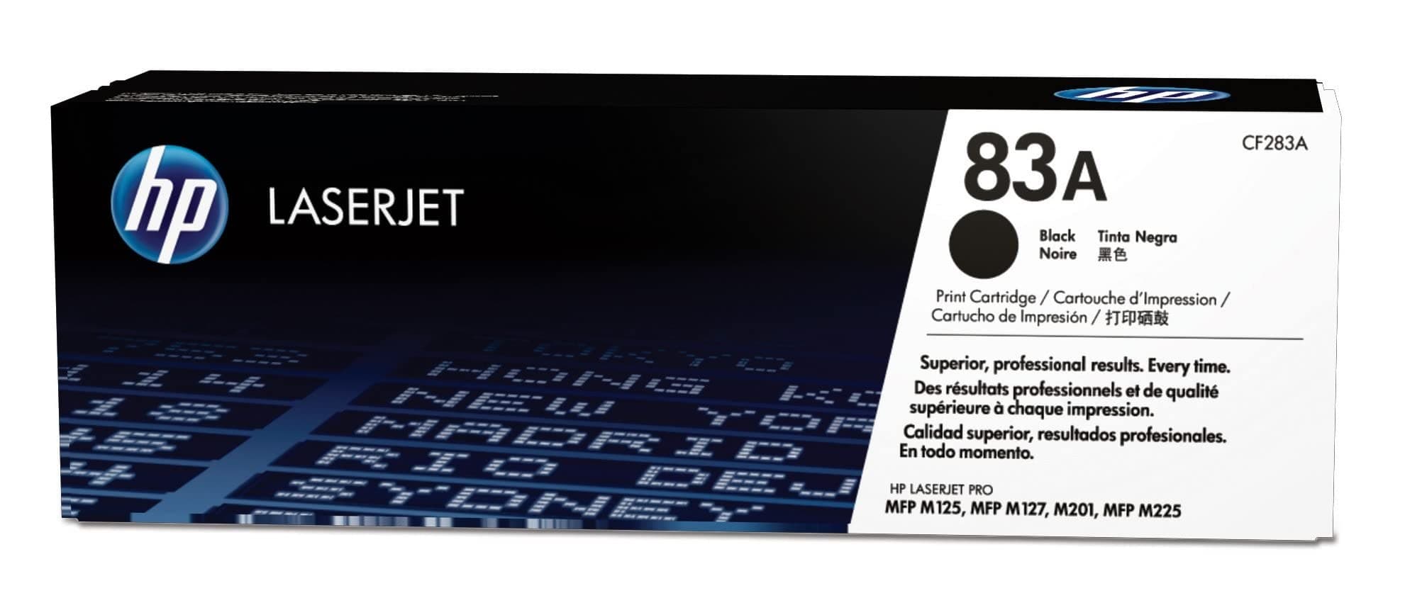 HP CF283A 83A Original LaserJet Toner Cartridge - Black