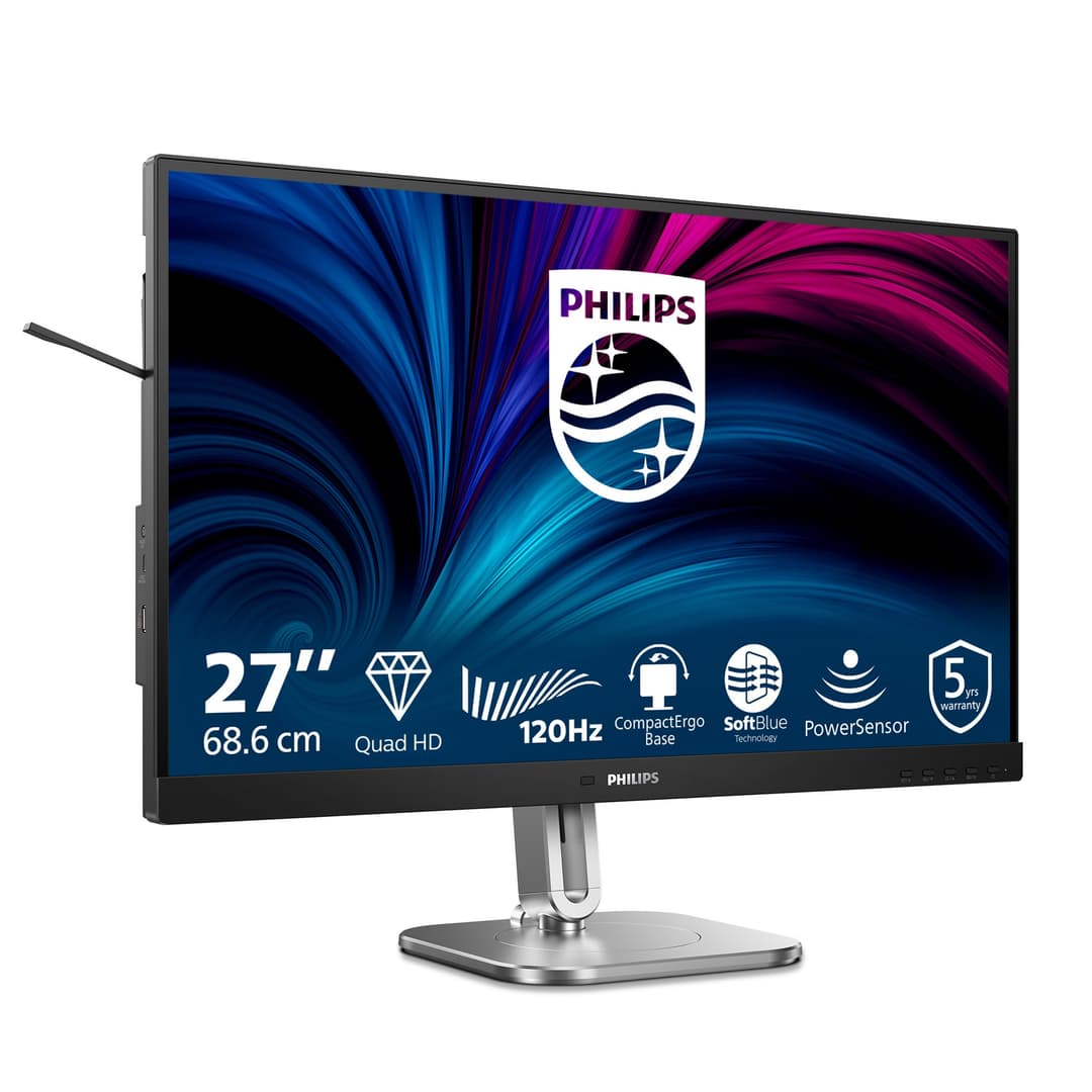 Philips 4000 series 27B2N4500/00 computer monitor 68.6 cm (27") 2560 x 1440 pixels Quad HD LCD Grey - Image 2