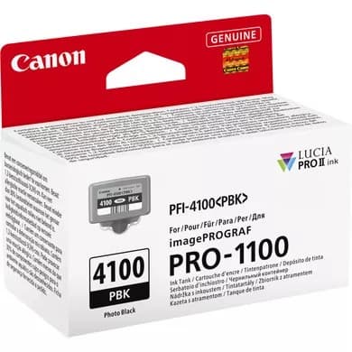 Canon PFI-4100 LUCIA PRO II Ink Cartridge 80ml - Photo Black - Image 3