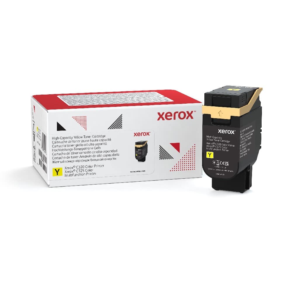 Xerox Yellow High Capacity 5500 Pages Toner Cartridge for Xerox C320/C325
