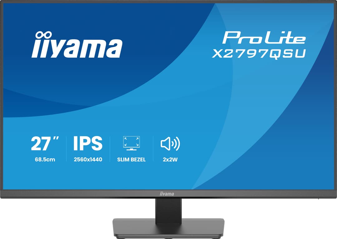 iiyama ProLite X2797QSU-B1 computer monitor 68.6 cm (27") 2560 x 1440 pixels Quad HD LED Black - Image 3