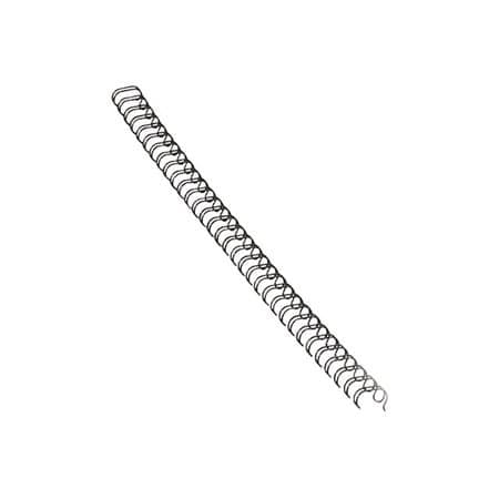 Fellowes - 0.39 in - 11.7 in - 34 rings - A4 (8.25 in x 11.7 in) - 80 sheets - black - 100 pcs. binding wire - for Fellowes Galaxy E  Galaxy Wire  Quasar 130