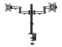 StarTech.com ARMDUAL3 Desk Mount Dual Monitor Arm for up to 32" Displays, 8kg per Monitor, VESA, Black thumbnail 1