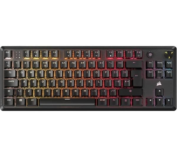 CORSAIR K70 CORE TKL RGB Mechanical Gaming Keyboard - Black