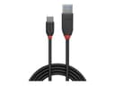Lindy Black Line USB-C to USB Type A Cable 50cm Black - USB 3.2 Gen 2, 10Gbps thumbnail 4