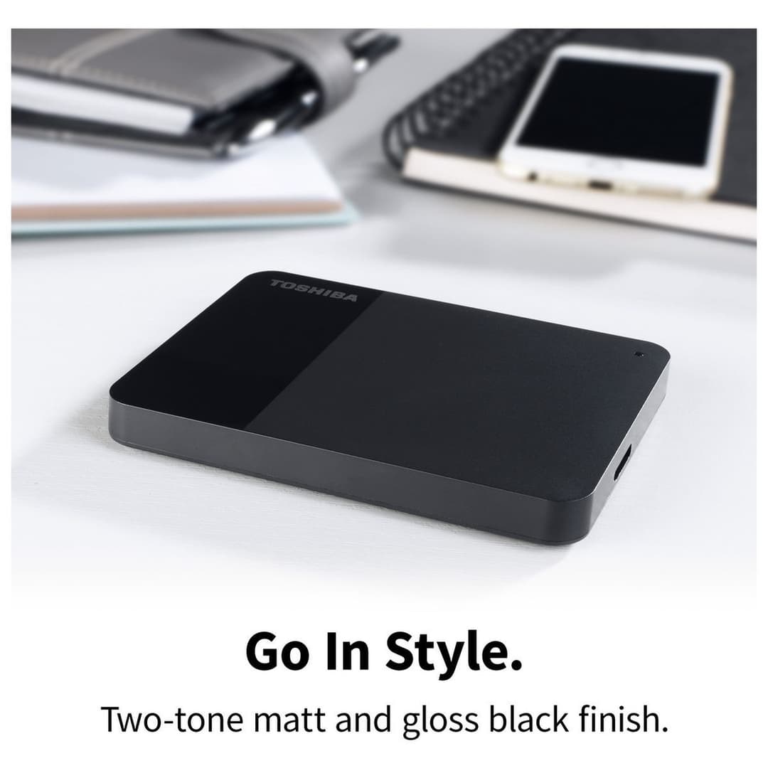 Toshiba Canvio Ready 2TB Portable Hard Drive - Black - Image 7