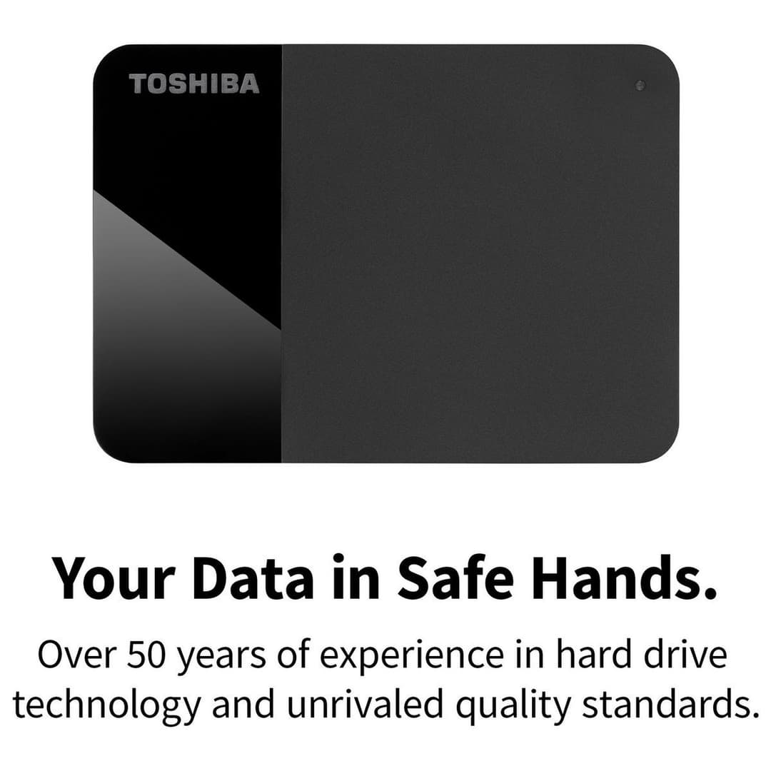 Toshiba Canvio Ready 2TB Portable Hard Drive - Black - Image 8