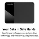 Toshiba Canvio Ready 2TB Portable Hard Drive - Black thumbnail 8