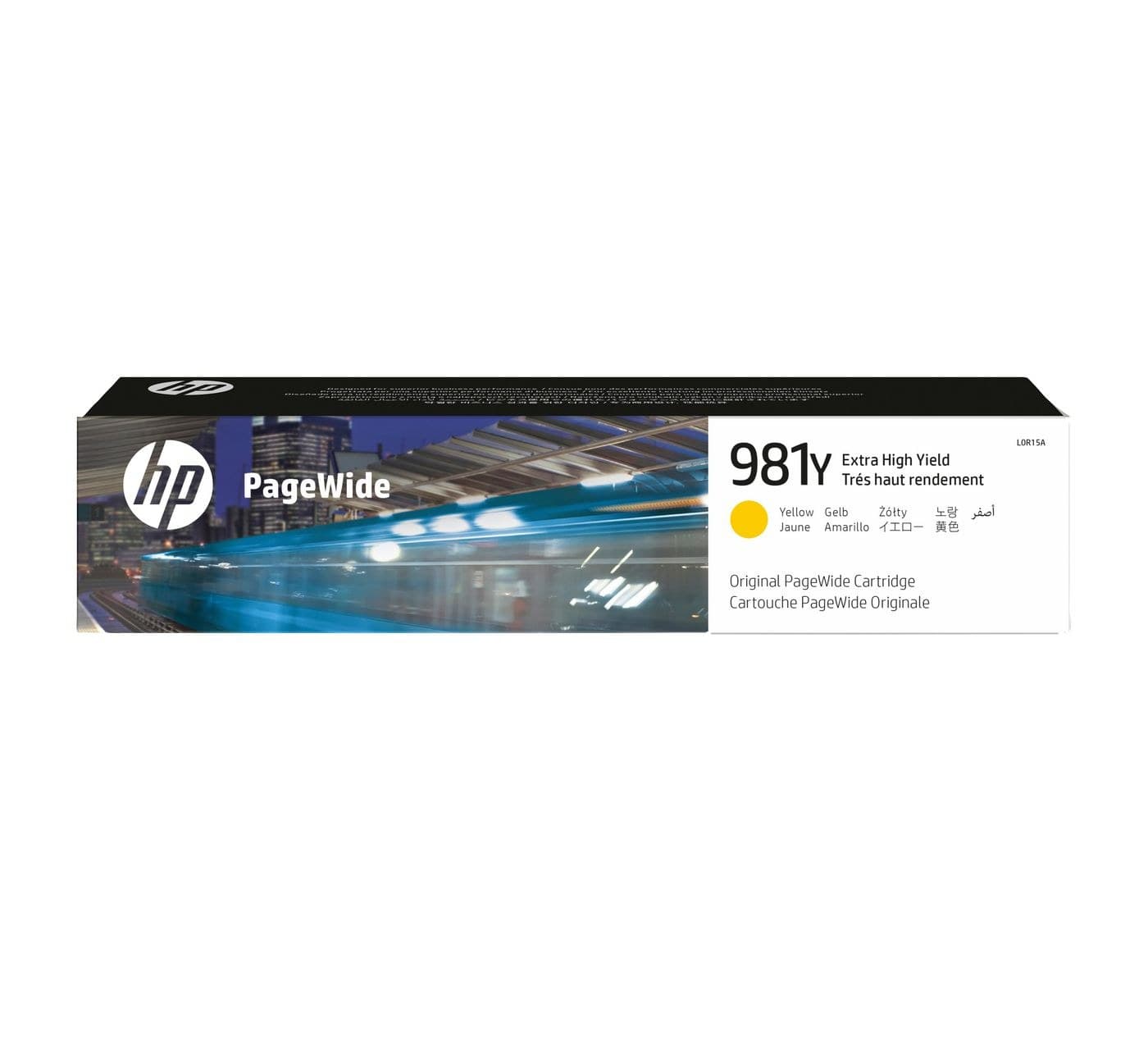 HP 981Y Extra High Yield Yellow Original PageWide Ink Cartridge (L0R15A) - 16,000 Pages