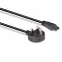 Lindy 1m UK 3 Pin to C5 Mains Cable, lead free thumbnail 3