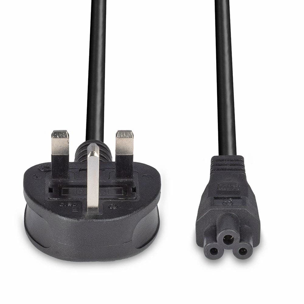 Lindy 1m UK 3 Pin to C5 Mains Cable, lead free - Image 4