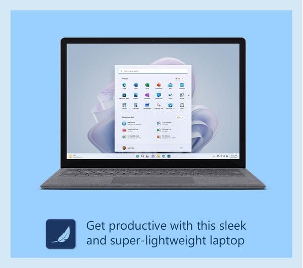 Microsoft Surface Laptop 5 13.5" Intel Core i5 8GB / 256GB - Platinum - Image 2