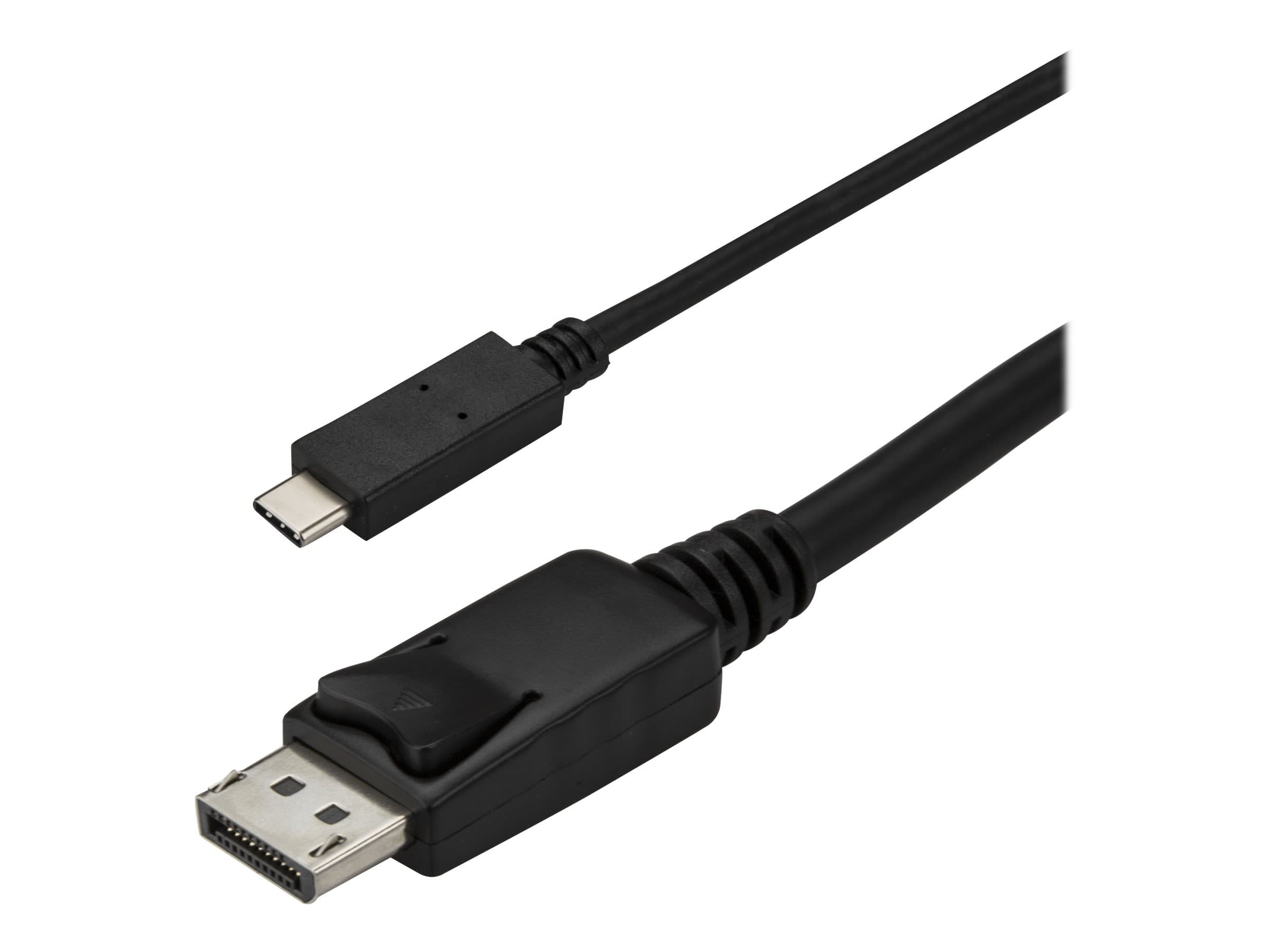 StarTech USB-C to DisplayPort 1.2 Cable 4K 60Hz 1m Black