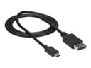 StarTech USB-C to DisplayPort 1.2 Cable 4K 60Hz 1m Black thumbnail 4